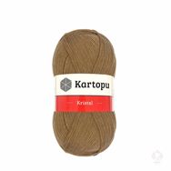 Kartopu K885 Kahverengi Kristal Çift Katlı El Örgü Lif İpi