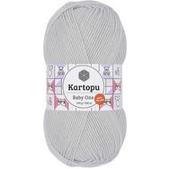 Kartopu K992 Alaska Gri Baby One Tüylenmeyen El Örgü İpi Yünü