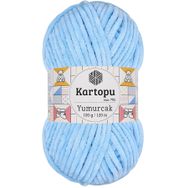 Kartopu Yumurcak Kadife Mavi K540 El Örgü İpi