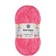 Kartopu Yumurcak Kadife Pembe K798 El Örgü İpi