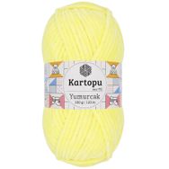 Kartopu Yumurcak Kadife Sarı K333 El Örgü İpi