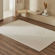 Kaşmir Halı İskandinav Premium Linda Beyaz V2 80x300 cm Halı