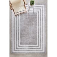 Kaşmir Halı Sare By Frame Beige Yıkanabilir Kaymaz Taban 100x300 cm Halı