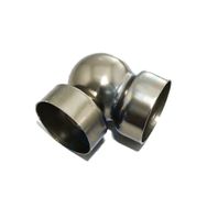 Katar Alüminyum Bronz 50 mm 4'lü Boş Küre Dirsek