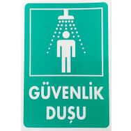 Katar Market Güvenlik Duşu Uyarı Levhası