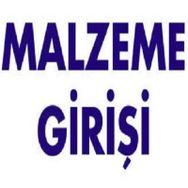 Katar Market Malzeme Girişi Uyarı Levhası