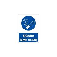 Katar Market Sigara İçme Alanı Uyarı Levhası