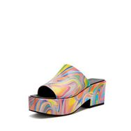 Katy Perry The Busy Bee Gökkuşağı Çoklu Slide Wedge Kadın Sandalet