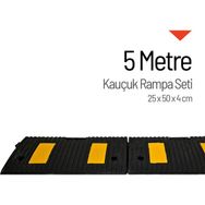 Kauçuk Rampa, Otopark Rampası, Kaldırım Rampası 25 x 50 x 4 cm 5 Metre