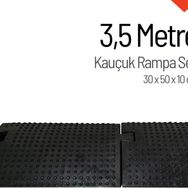 Kauçuk Rampa, Otopark Rampası, Kaldırım Rampası 30 x 50 x 10 cm 3,5 Metre