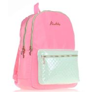 Kaukko Bright Pembe Su Yeşili Okul Çantası