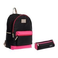 Kaukko K1147 Wichlight Siyah-Pembe Sırt Çantası