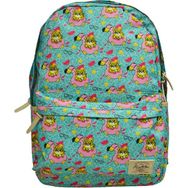 Kaukko K1310 Renkli Kız Nature Tiger Flamingo Kadın Sırt Çantası
