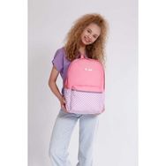 Kaukko K1360 Soft Stripe Roze Sırt Çantası