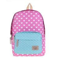 Kaukko K1487 Colorful 3 Color Hearts Sırt Çantası