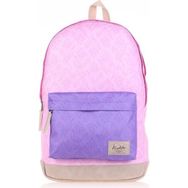 Kaukko K1510 Pink Flowers Wichlight Pembe Mor Sırt Çantası