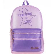 Kaukko K1568 Duble Lila Sparkle Sırt Çantası