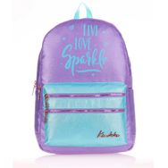 Kaukko K1571 Sparkle Duble Koyu Lila Sırt Çantası