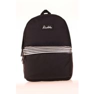 Kaukko K1627 Siyah Stripe Basic Colors Okul Sırt Çantası