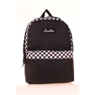 Kaukko K1629 Siyah Check Basic Colors Okul Sırt Çantası