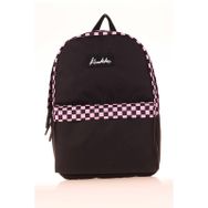 Kaukko K1631 Basic Colors Pembe Check Okul Sırt Çantası
