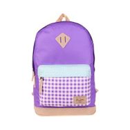 Kaukko K1646 Plaid Lila Wichlight Sırt Çantası