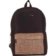 Kaukko K1716 Black Wicker Sırt Çantası