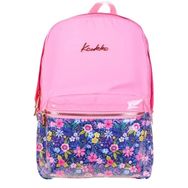 Kaukko K1732 Pink Soft Floral Sırt Çantası