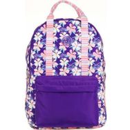 Kaukko K1758 Mor Double Stripe Sırt Çantası