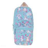 Kaukko K2322 Nature Junior Bag Unicorn Turkuaz Kalem Çantası