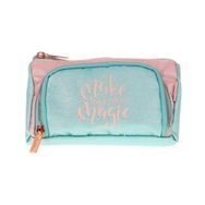 Kaukko K2527 Sparkle Plump Duble Mint Kalem Çantası