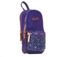 Kaukko K2556 Taşlı Lacivert Junior Bag Bright Kalem Çantası
