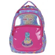 Kaukko Kids Love Kız Çocuk Lila Pembe Ananas Rugan İlkokul Sırt Çantası