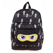 Kaukko Kids&Love Erkek Çocuk Siyah Sarı Ninja İlkokul Okul Sırt Çantası