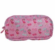 Kaukko Kids&Love L8066 Aynalı Simli Flamingo Kalem Çantası