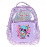 Kaukko L5101 Kids Love Pullu Rugan Owl Okul Sırt Çantası