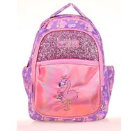 Kaukko L5137 Aynalı Taşlı Flamingo Kids Love Sırt Çantası