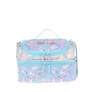 Kaukko L7094 Kids & Love Aynalı-Taşlı Unicorn Renkli Beslenme Çantası