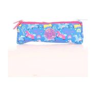 Kaukko L8195 Evolution Unicorn Kids 3 Bölmeli Mavi Kalem Çantası
