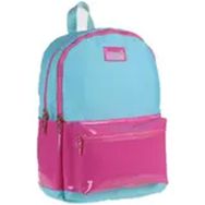 Kaukko Leather Turkuaz Pembe Rugan Okul ve Günlük Sırt Çanta Seti