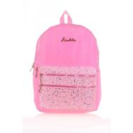 Kaukko Magic Dreams Taşlı Pullu Pembe Okul Sırt Çantası