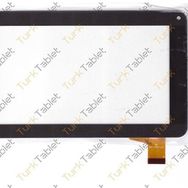 Kawai Neon 7 Siyah Dokunmatik Tablet Dış Cam