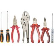 Kayasan Emg Ayarlı Pense 250 mm Pense 180 mm Yan Keski Kargaburun 160 mm Düz Yıldız Tornavida K Kalemi Set