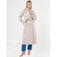 Kayra KA-B25-14019 Düğmeli Taş Kruvaze Trençkot