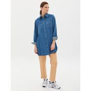 Kayra VV-A23-91019-39 Vivence İndigo Cepli Denim Tunik