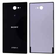Kdr Sony Xperia M2 D2303 Siyah Arka Pil Batarya Kapağı