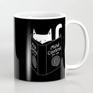 Kedi Kitap Okuyan Kedi Kupa Bardak