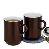 Kela 12758 2'li Set 300 ml Kahverengi Mattia Kupa