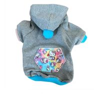 Kemique XL Gri Kitty Grey Kapşonlu Sweat By Kemique Köpek Kazağı