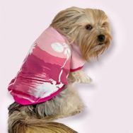 Kemique XXL Nature Pink Oval Yaka Tişört Köpek Kıyafeti